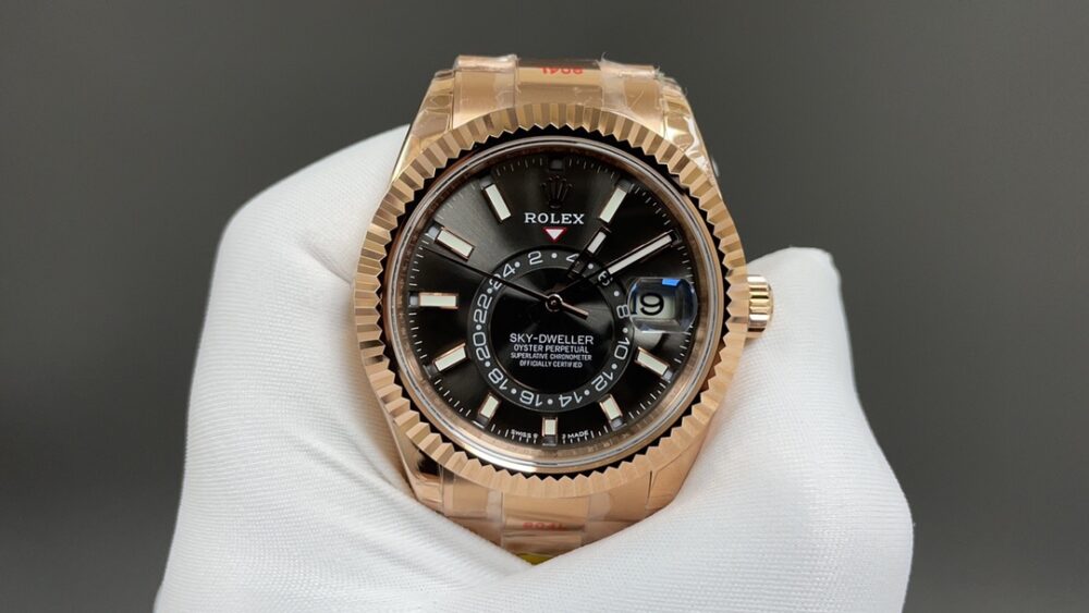 롤렉스 스카이드웰러 다크로듐 로즈골드 42mm - 이미지 6