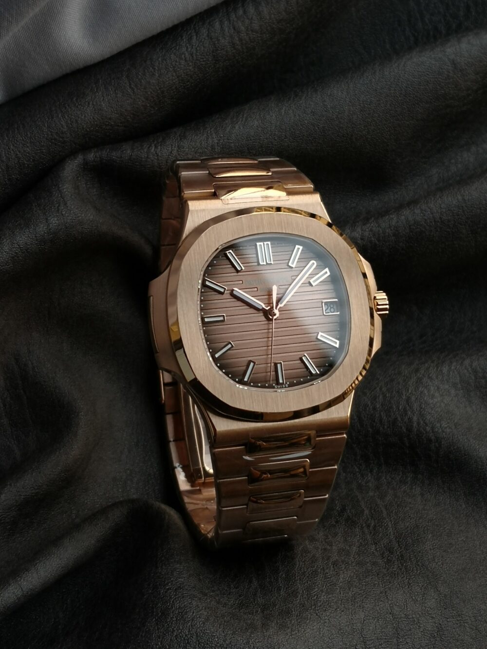 파텍필립 노틸러스 로즈골드 브라운 40mm - 이미지 9