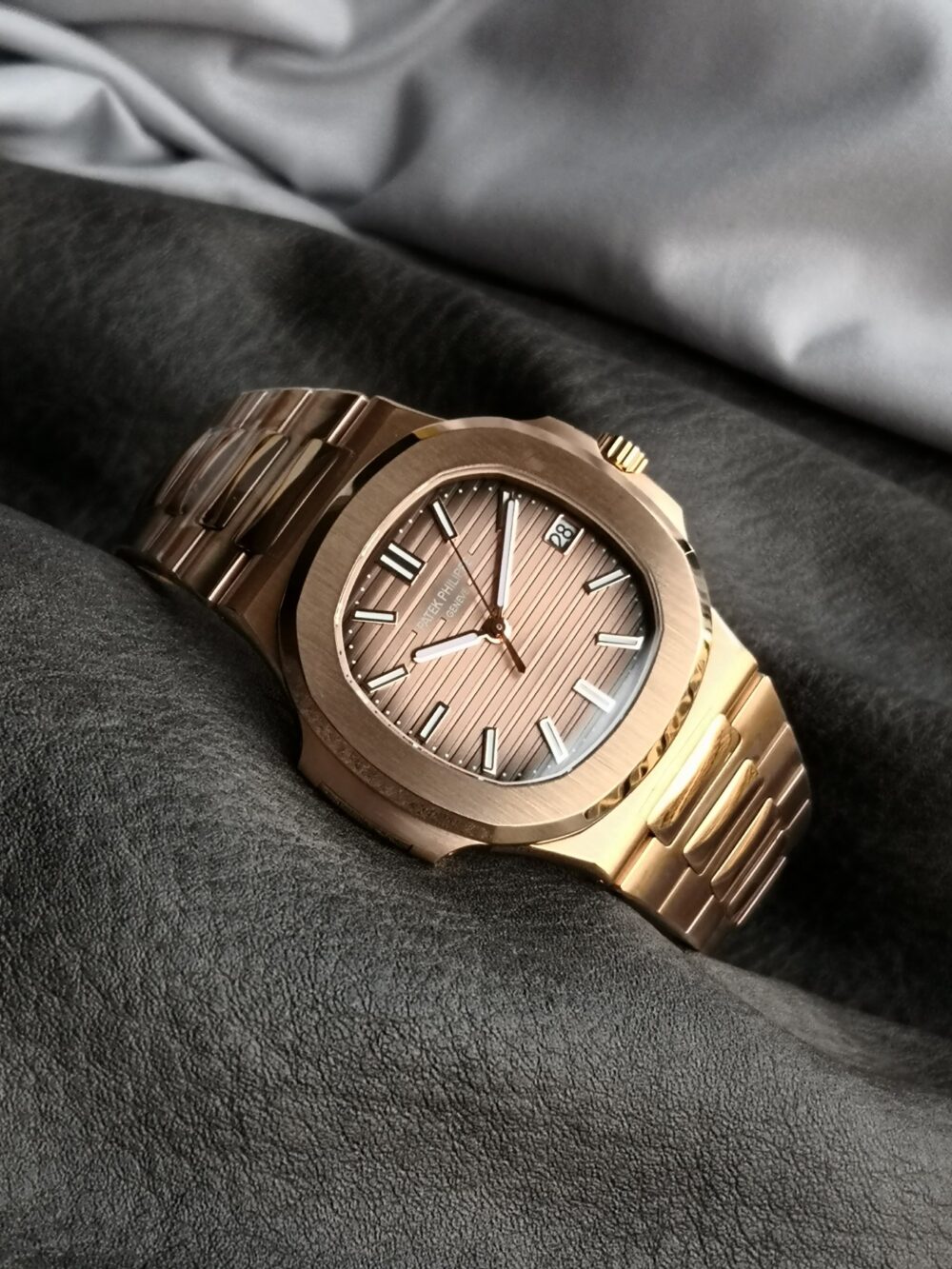 파텍필립 노틸러스 로즈골드 브라운 40mm - 이미지 7