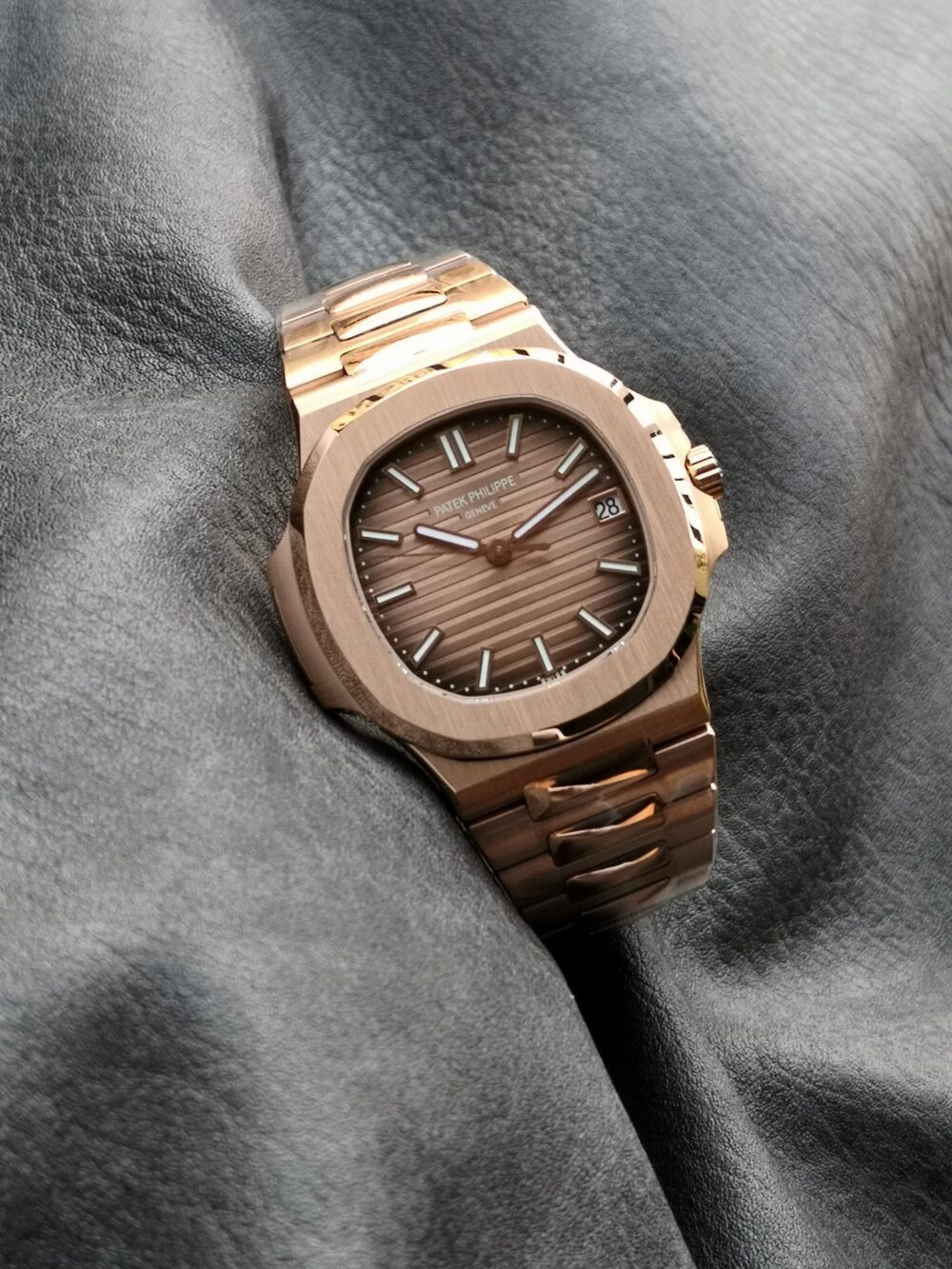 파텍필립 노틸러스 로즈골드 브라운 40mm - 이미지 6