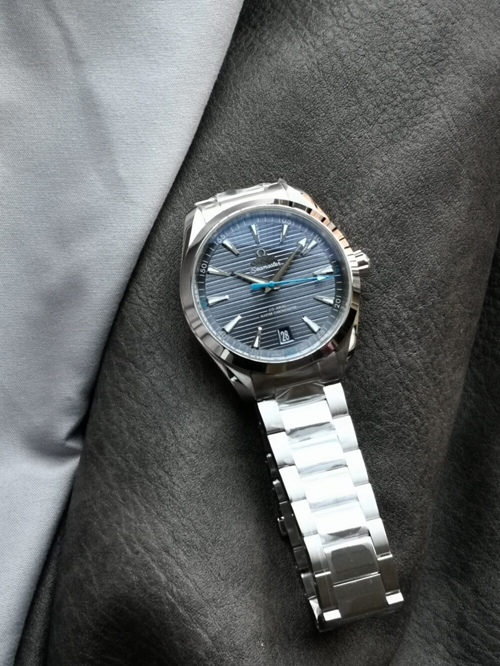 오메가 씨마스터 아쿠아 테라 청판 41mm - 이미지 4