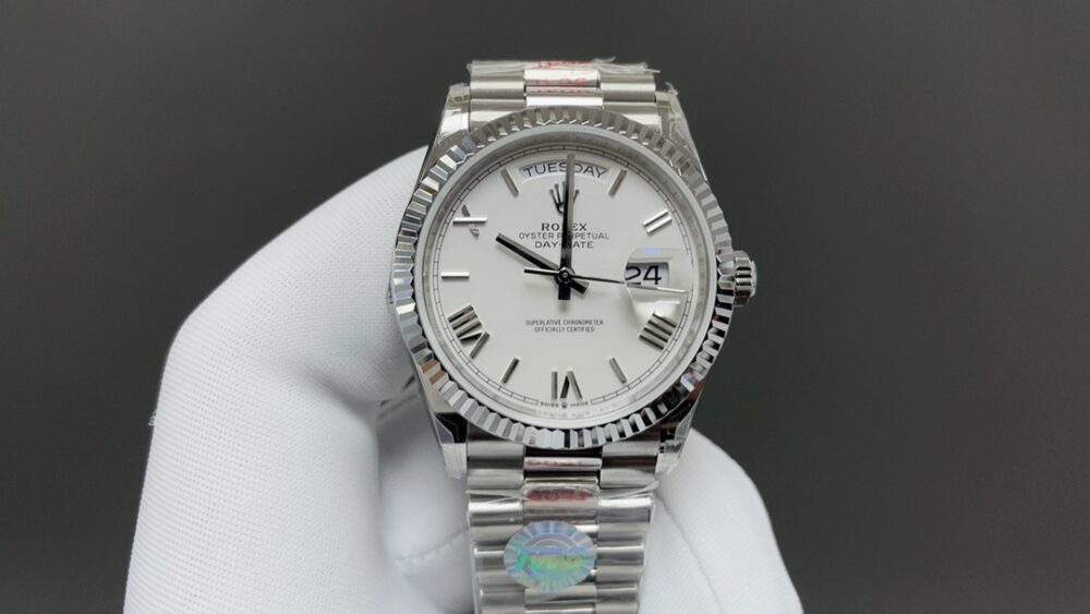 롤렉스 데이데이트 화이트 다이얼 36mm