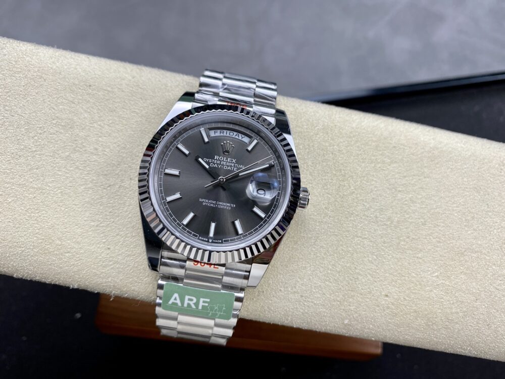 롤렉스 데이데이트 다크로듐 화이트 골드 40mm - 이미지 4