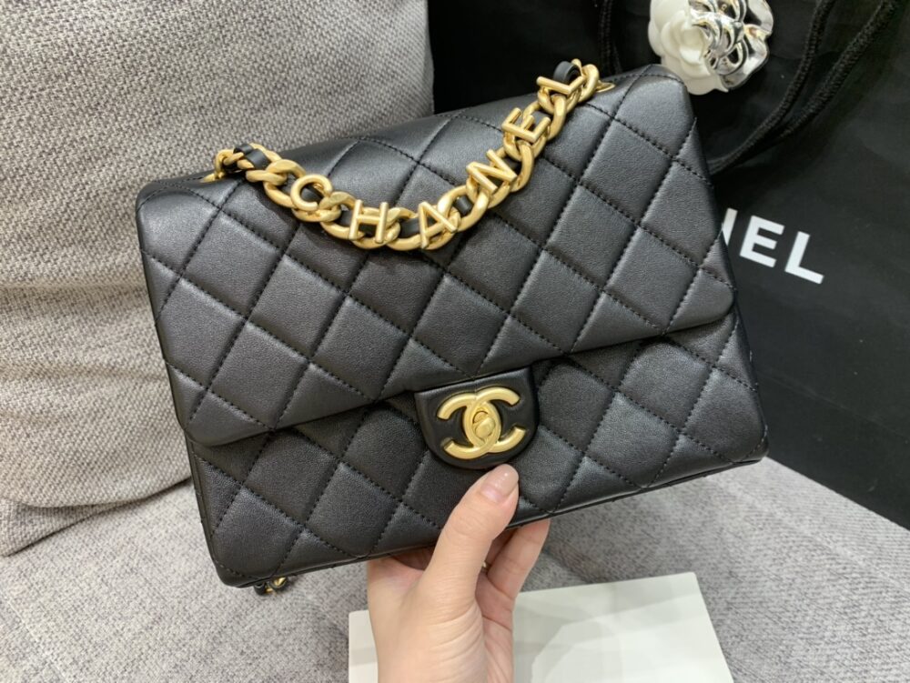 샤넬 23P 레트로 플랩백 23CM 램스킨 - 이미지 2