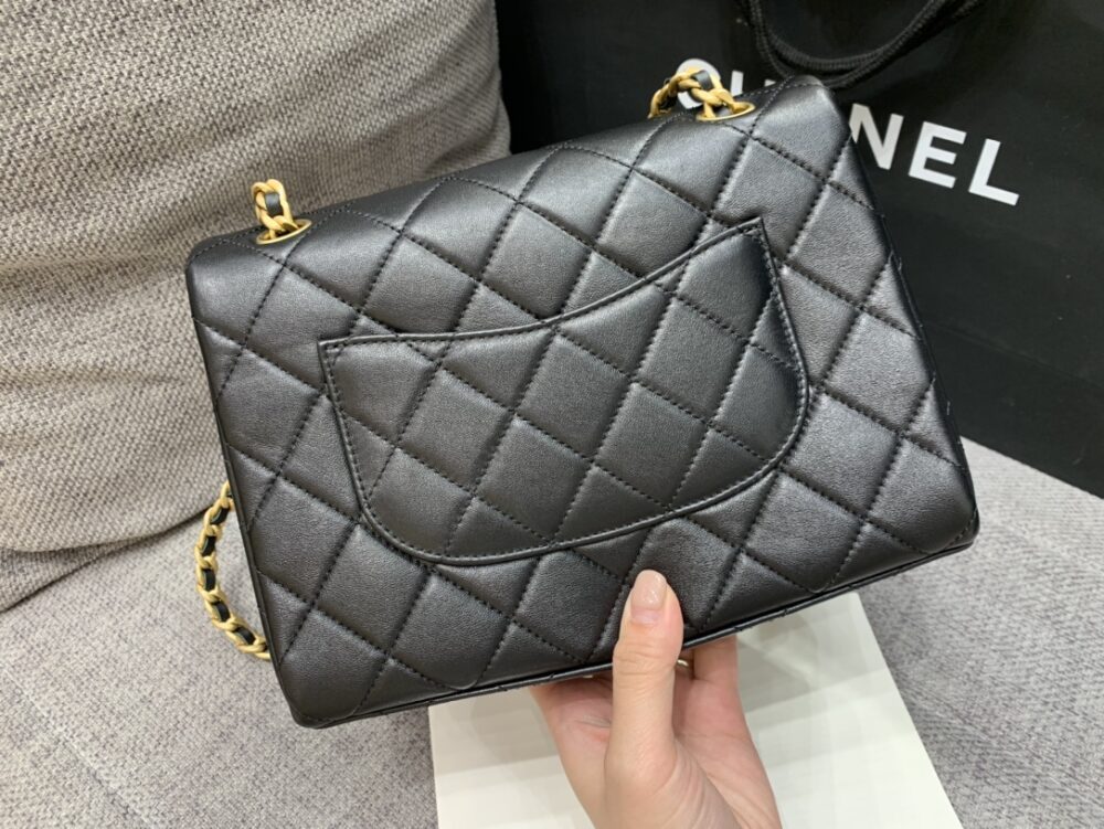 샤넬 23P 레트로 플랩백 23CM 램스킨 - 이미지 5