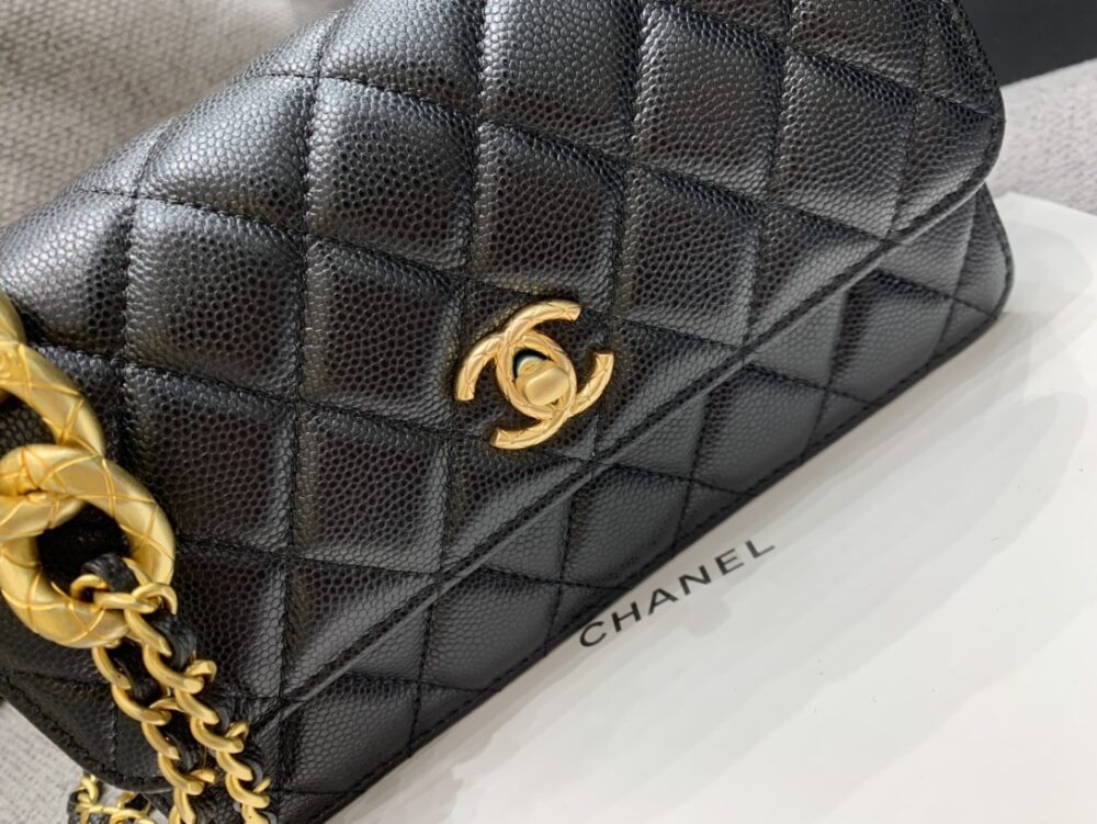 샤넬 23A CC로고 WOC 19CM - 이미지 9