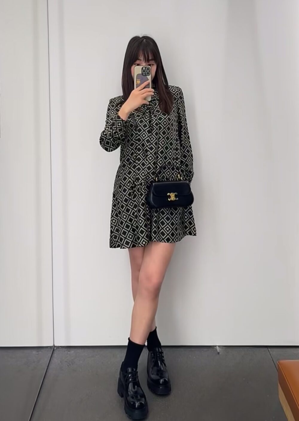 셀린느 바스크 미니 드레스(여성용)