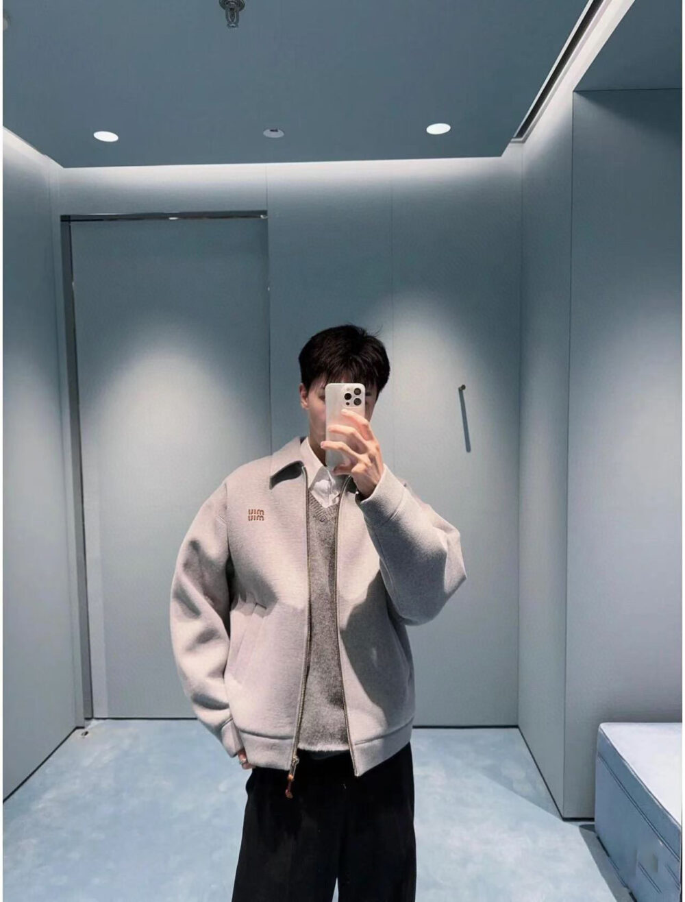 미우미우 저지 블루종 자켓(남성용)