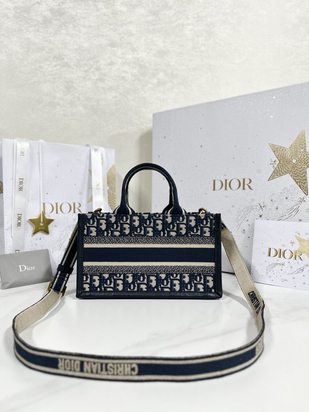 디올 Book Tote East-West 스트랩백 - 이미지 2
